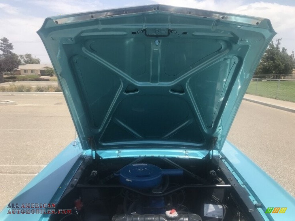 1966 Mustang Coupe - Tahoe Turquoise / Turquoise photo #14