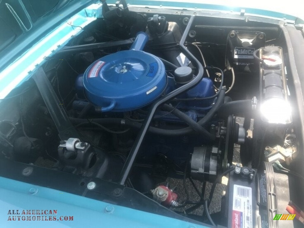 1966 Mustang Coupe - Tahoe Turquoise / Turquoise photo #15