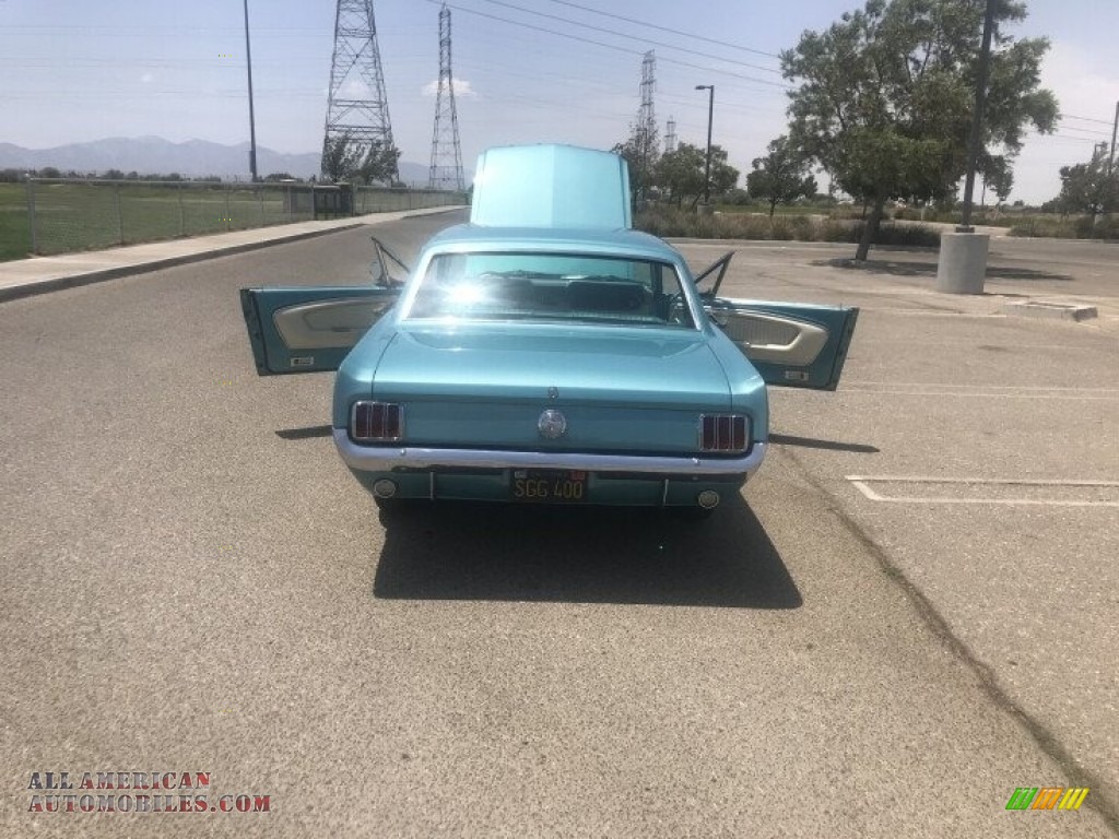 1966 Mustang Coupe - Tahoe Turquoise / Turquoise photo #18