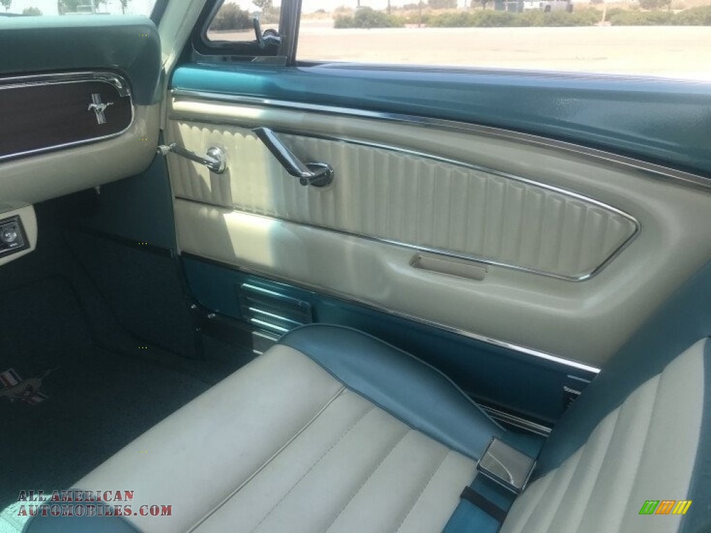 1966 Mustang Coupe - Tahoe Turquoise / Turquoise photo #19
