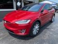 Tesla Model X Performance Red Multi-Coat photo #2