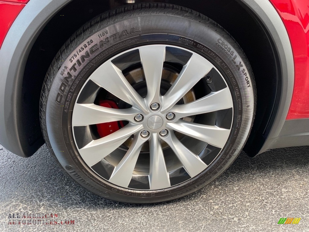 2020 Model X Performance - Red Multi-Coat / Black photo #49