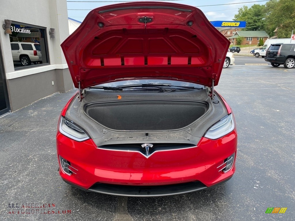 2020 Model X Performance - Red Multi-Coat / Black photo #54