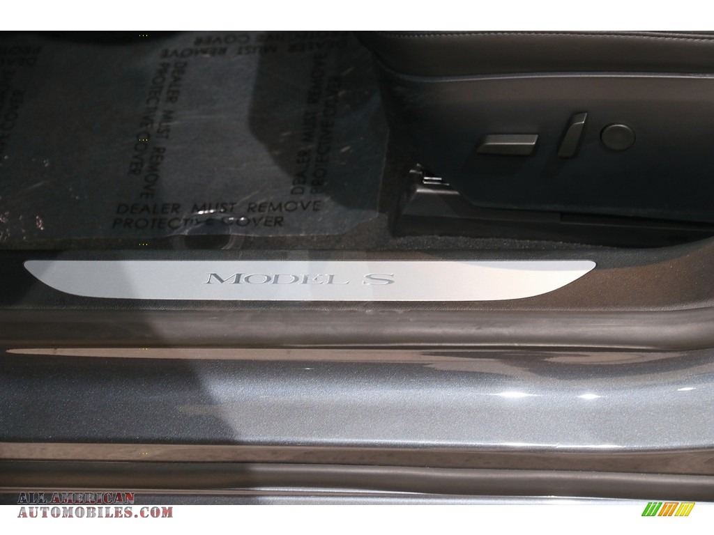 2020 Model S Long Range Plus - Midnight Silver Metallic / Black photo #5