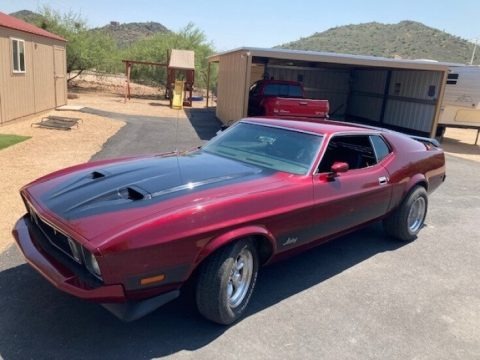 Ruby Red 1973 Ford Mustang Hardtop