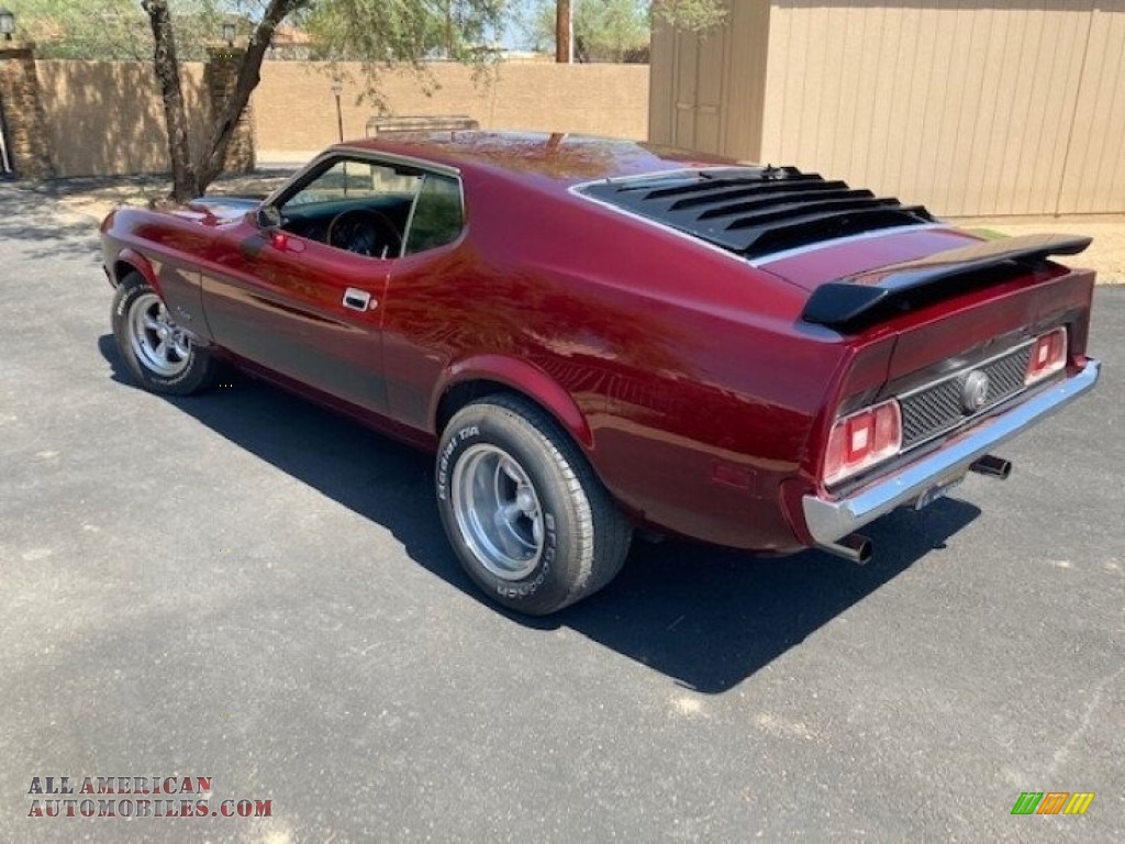 1973 Mustang Hardtop - Ruby Red / Black photo #9