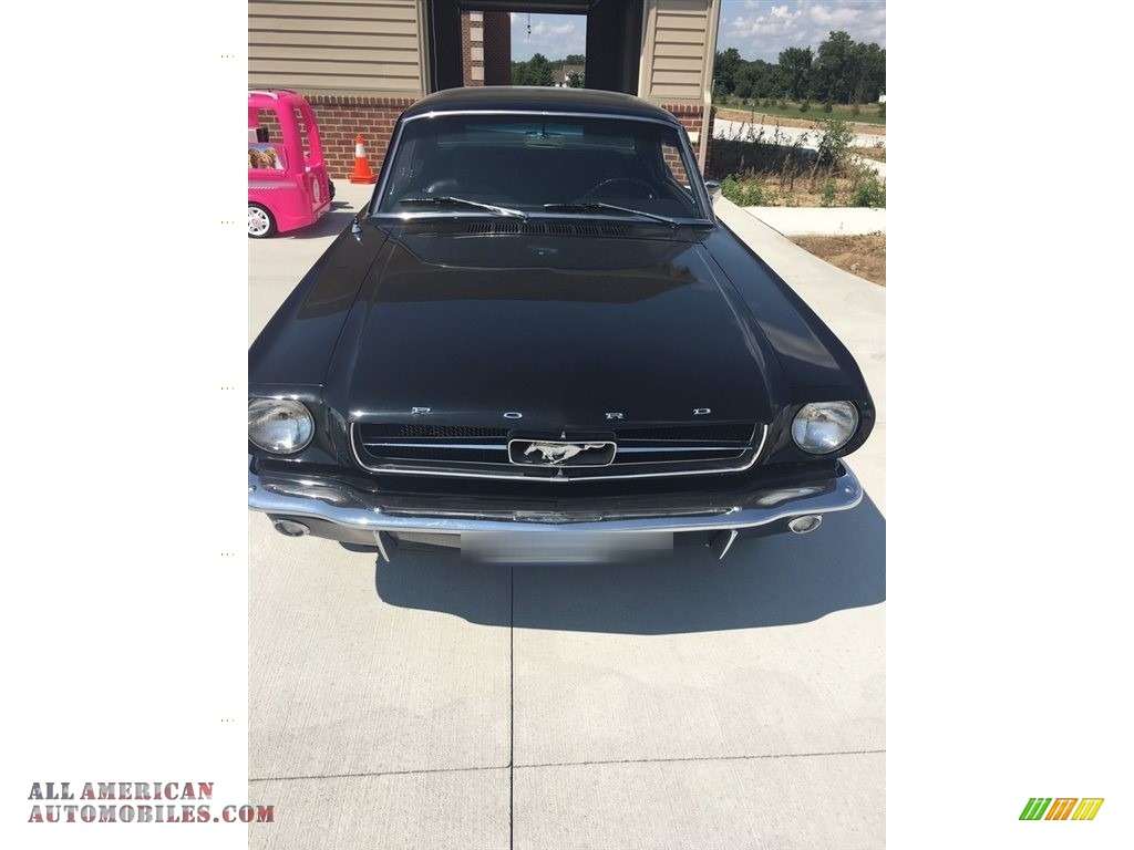1964 Mustang Coupe - Raven Black / Black photo #4