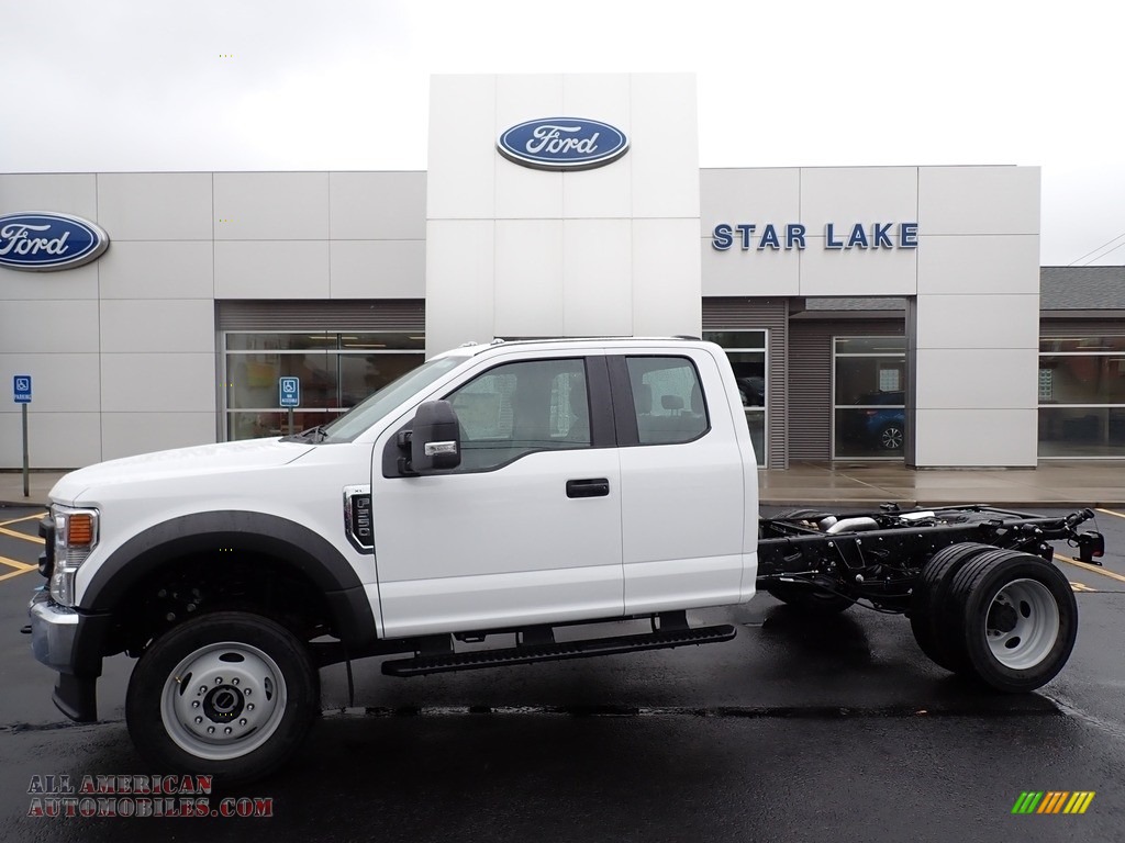 2022 Ford F550 Super Duty XL Regular Cab 4x4 Chassis in Oxford White