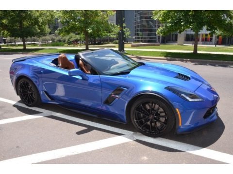 Elkhart Lake Blue Metallic 2019 Chevrolet Corvette Grand Sport Convertible