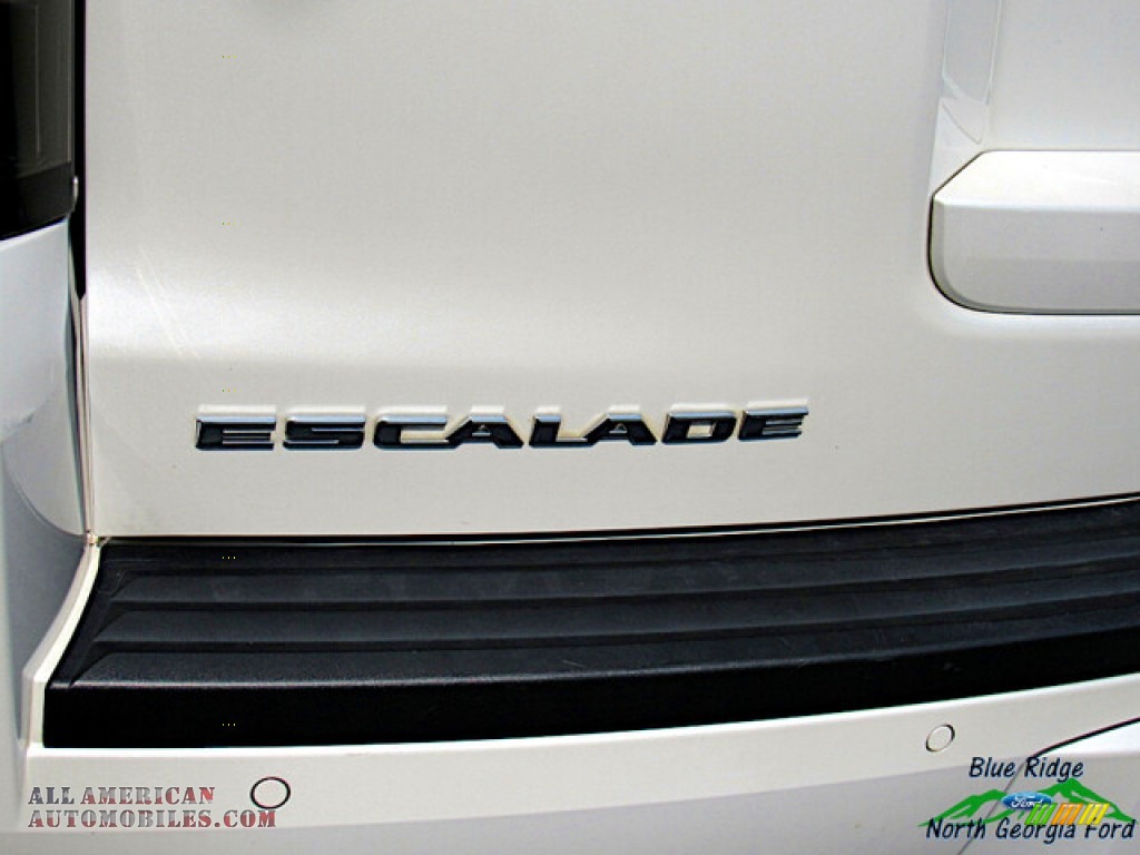 2016 Escalade ESV Luxury 4WD - Crystal White Tricoat / Kona Brown/Jet Black photo #32