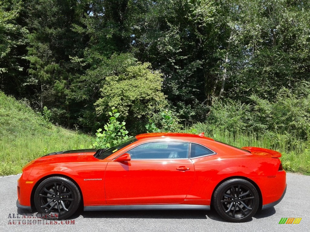 Red Hot / Black Chevrolet Camaro ZL1 Coupe