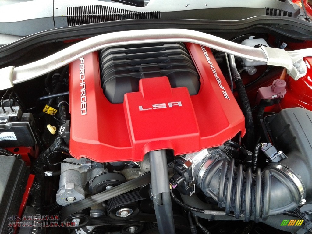 2015 Camaro ZL1 Coupe - Red Hot / Black photo #11