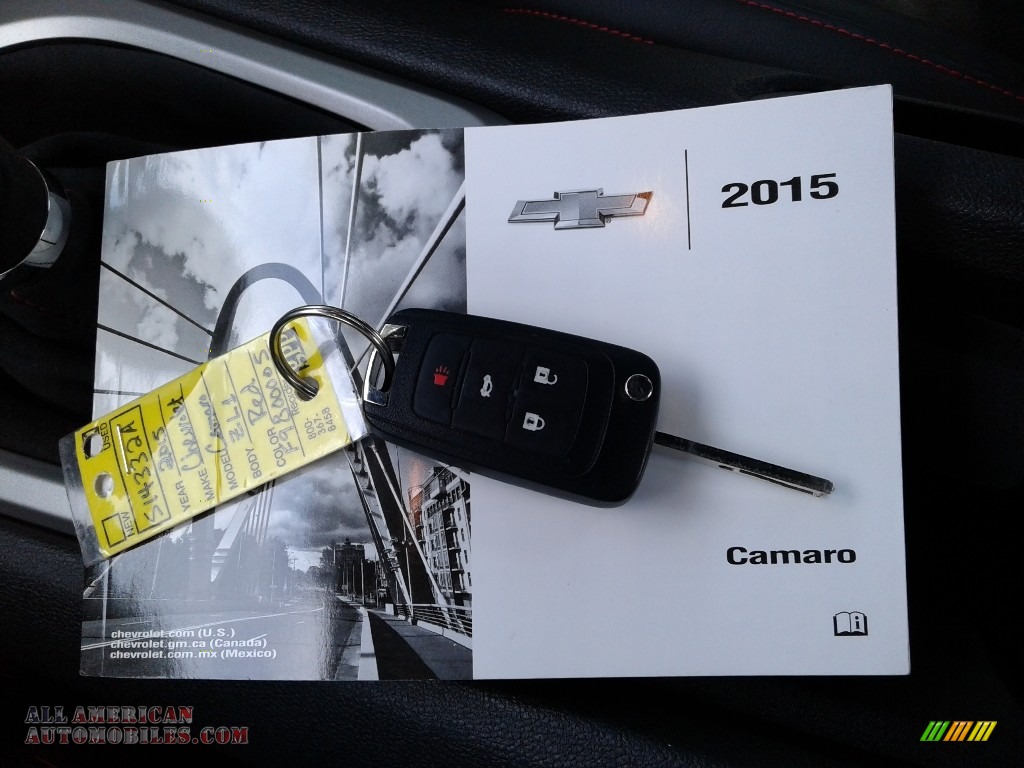2015 Camaro ZL1 Coupe - Red Hot / Black photo #30