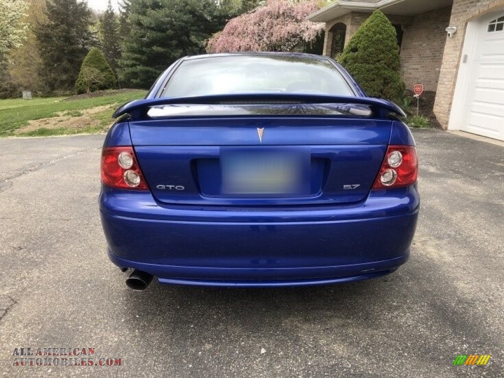 2004 GTO Coupe - Impulse Blue Metallic / Blue photo #2