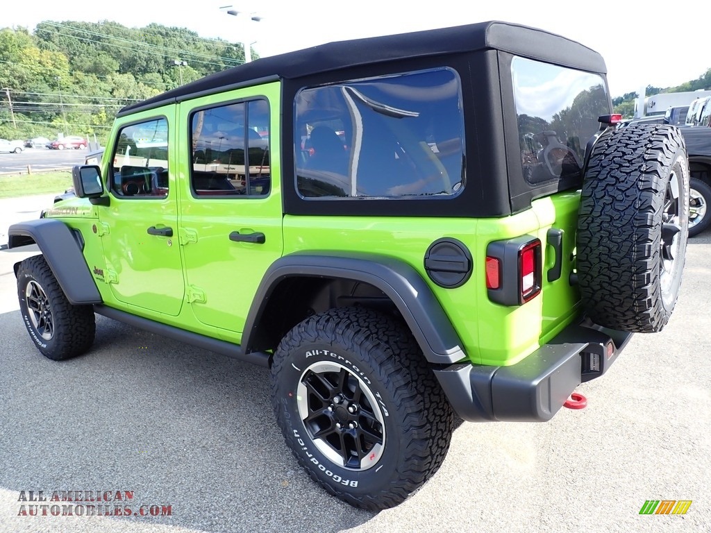2021 Wrangler Unlimited Rubicon 4x4 - Limited Edition Gecko / Black photo #3