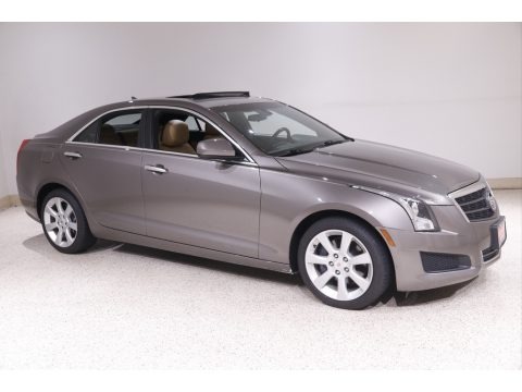 Mocha Steel Metallic 2014 Cadillac ATS 2.0L Turbo AWD
