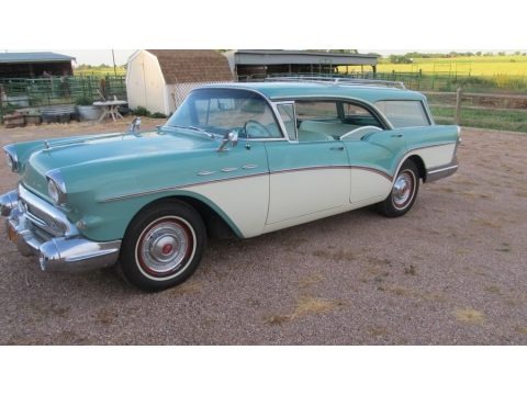 Belmont Green 1957 Buick Estate Wagon Special