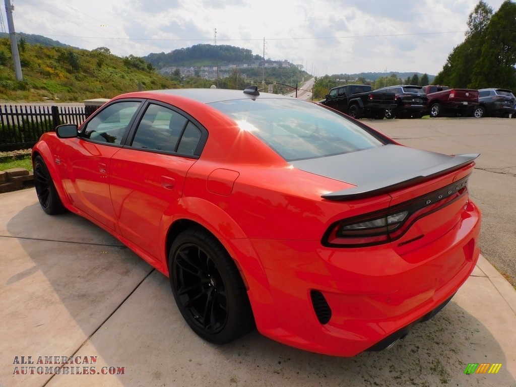 2021 Charger Scat Pack Widebody - Go Mango / Black photo #8