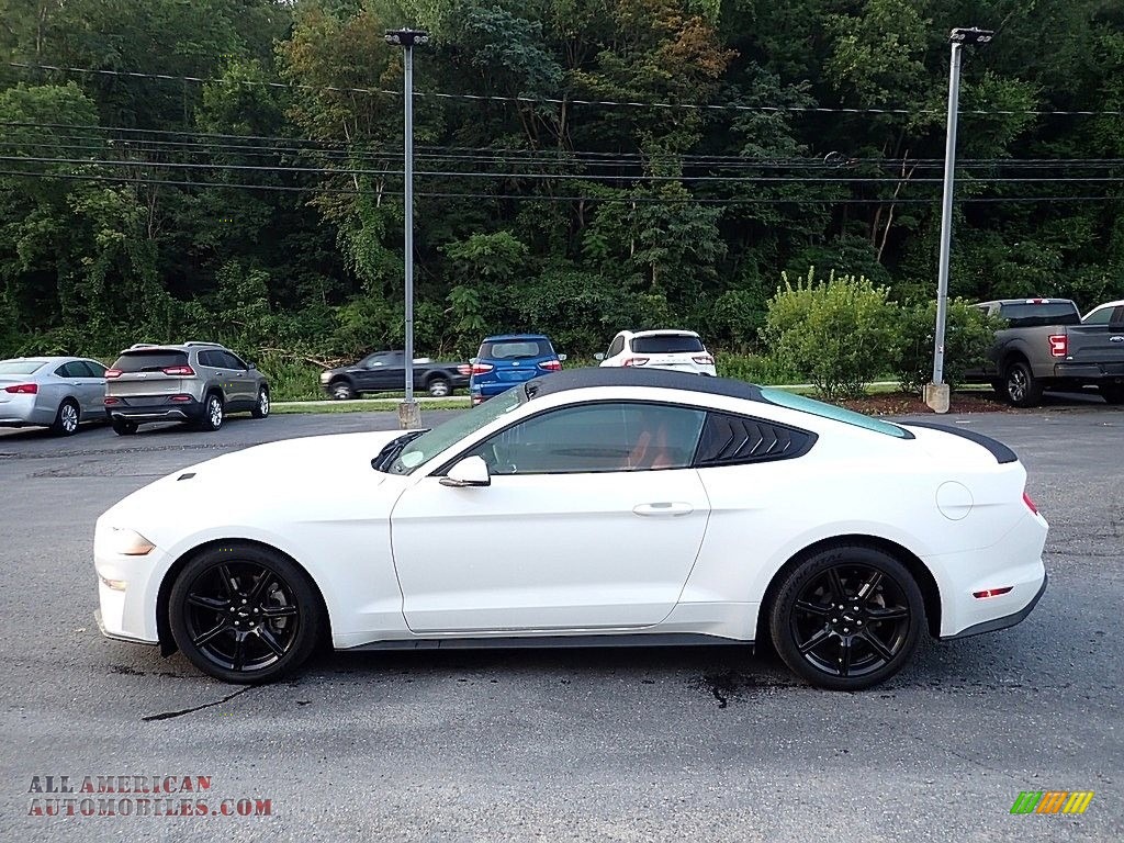 2019 Mustang EcoBoost Premium Fastback - Oxford White / Showstopper Red photo #5