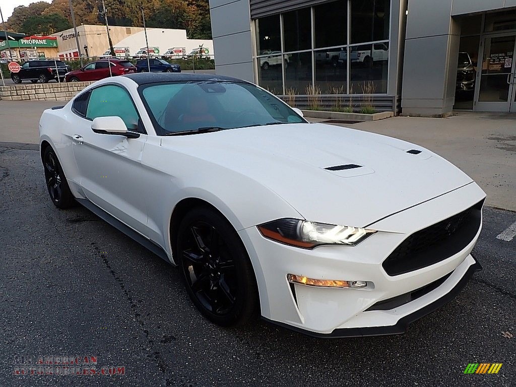 2019 Mustang EcoBoost Premium Fastback - Oxford White / Showstopper Red photo #8