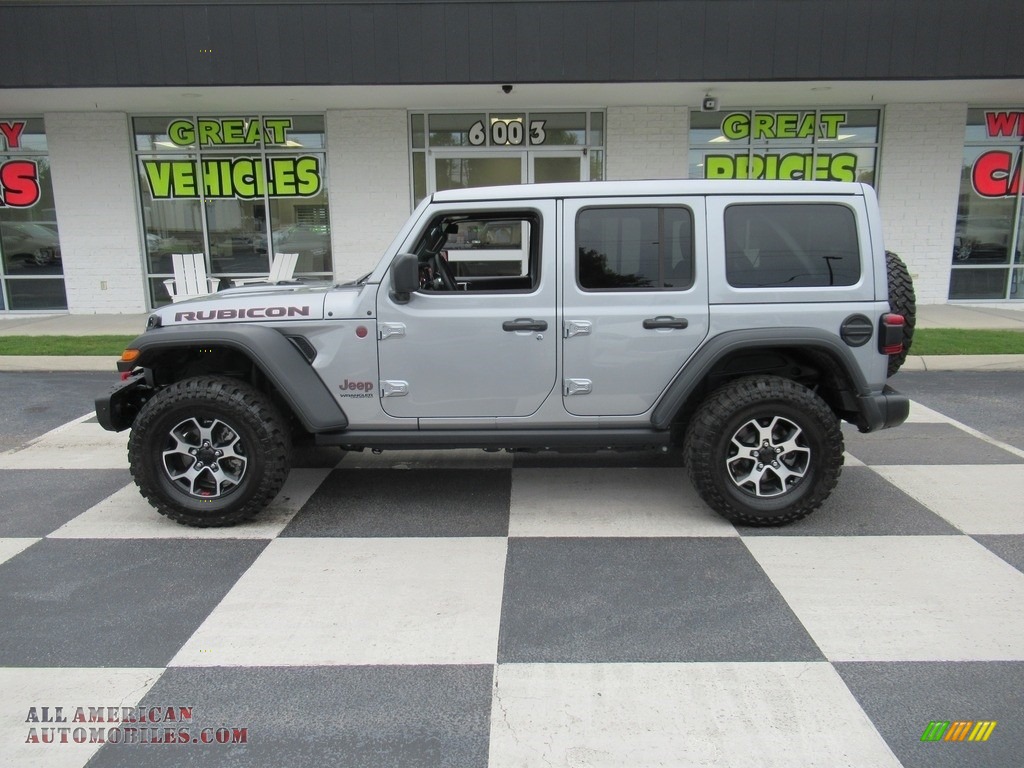 Billet Silver Metallic / Black Jeep Wrangler Unlimited Rubicon 4x4