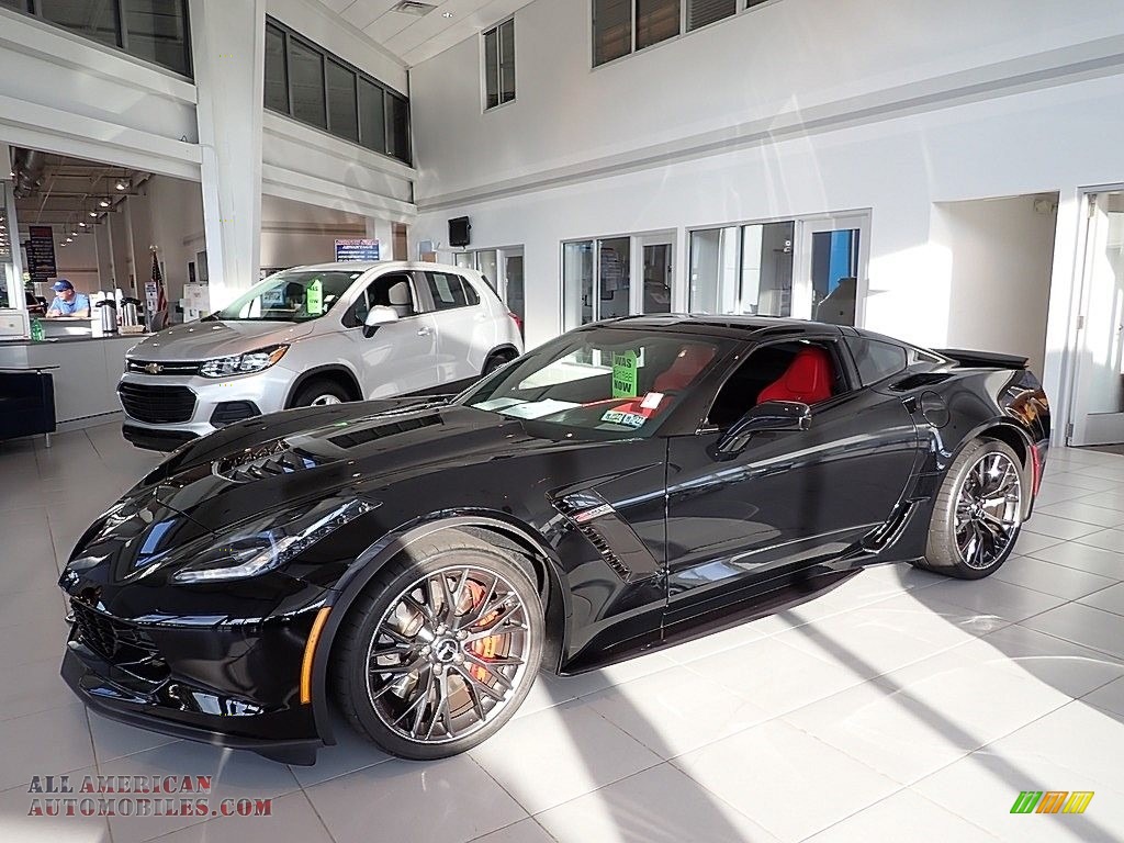 2019 Corvette ZR1 Coupe - Black / Adrenaline Red photo #1