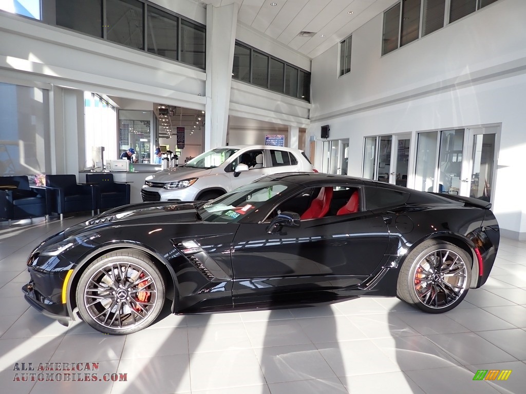 2019 Corvette ZR1 Coupe - Black / Adrenaline Red photo #3