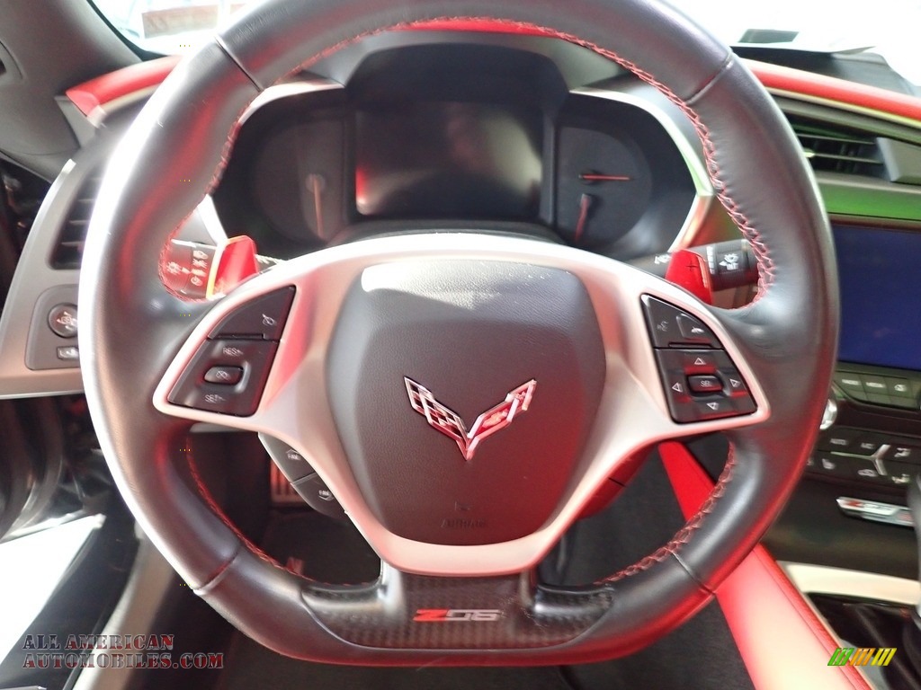 2019 Corvette ZR1 Coupe - Black / Adrenaline Red photo #24