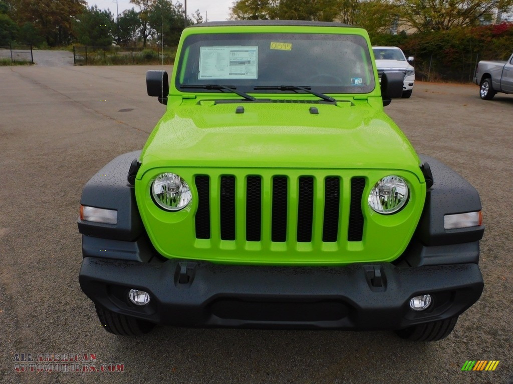 2021 Wrangler Unlimited Sport 4x4 - Limited Edition Gecko / Black photo #2