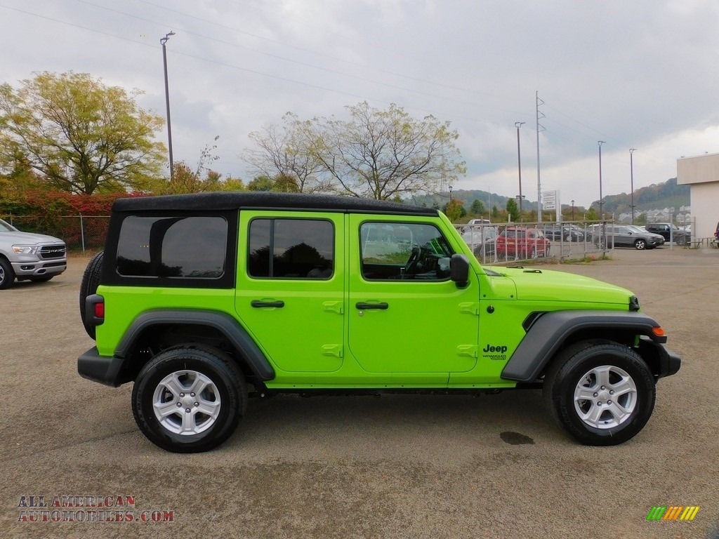 2021 Wrangler Unlimited Sport 4x4 - Limited Edition Gecko / Black photo #4