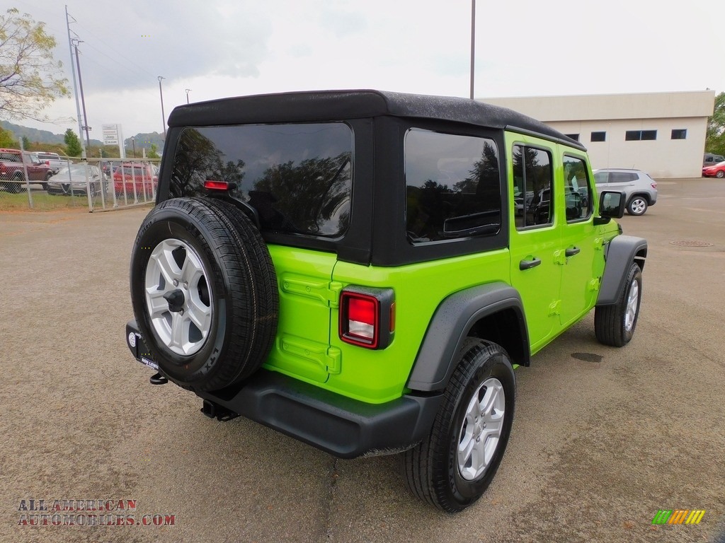 2021 Wrangler Unlimited Sport 4x4 - Limited Edition Gecko / Black photo #5