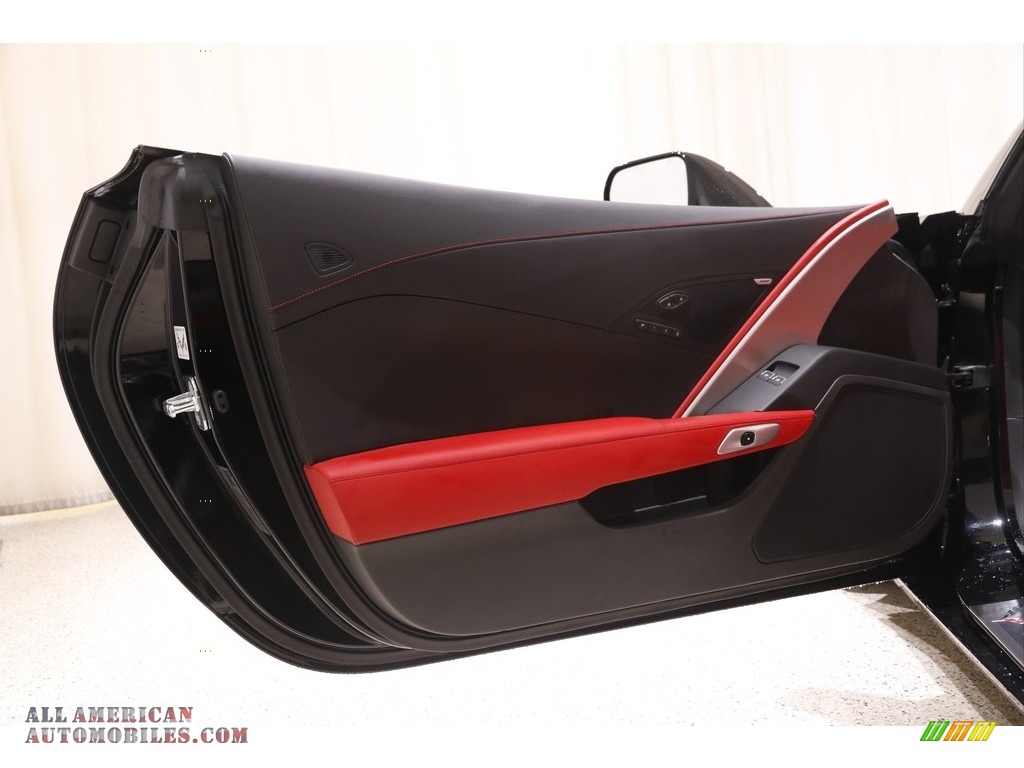 2019 Corvette Stingray Convertible - Black / Adrenaline Red photo #5