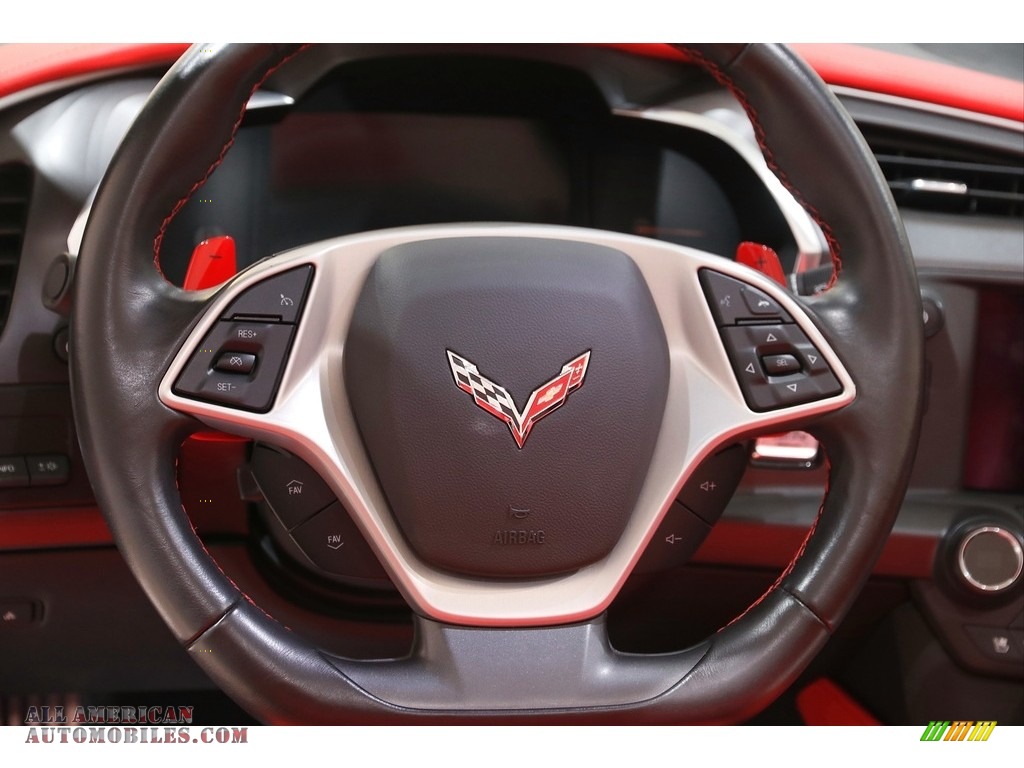 2019 Corvette Stingray Convertible - Black / Adrenaline Red photo #8