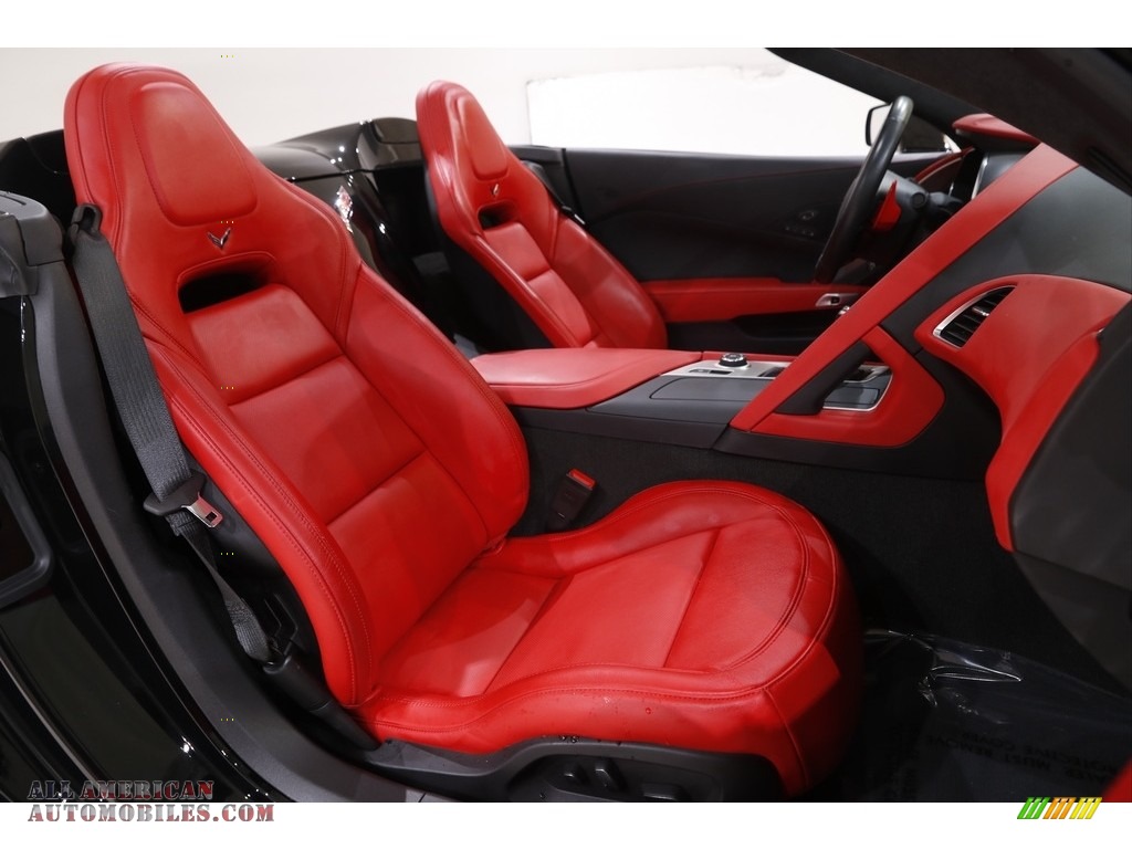 2019 Corvette Stingray Convertible - Black / Adrenaline Red photo #23