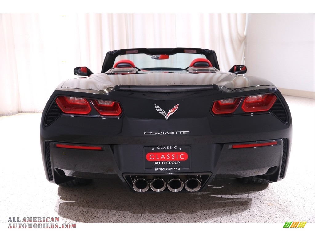 2019 Corvette Stingray Convertible - Black / Adrenaline Red photo #24