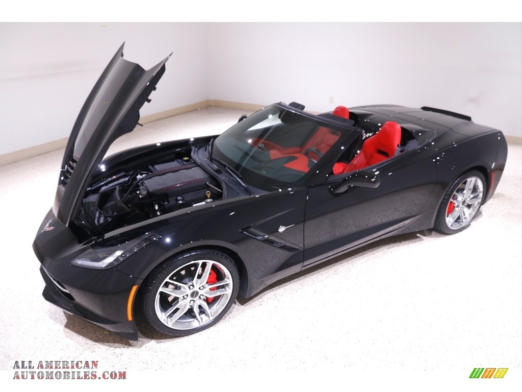 2019 Corvette Stingray Convertible - Black / Adrenaline Red photo #25