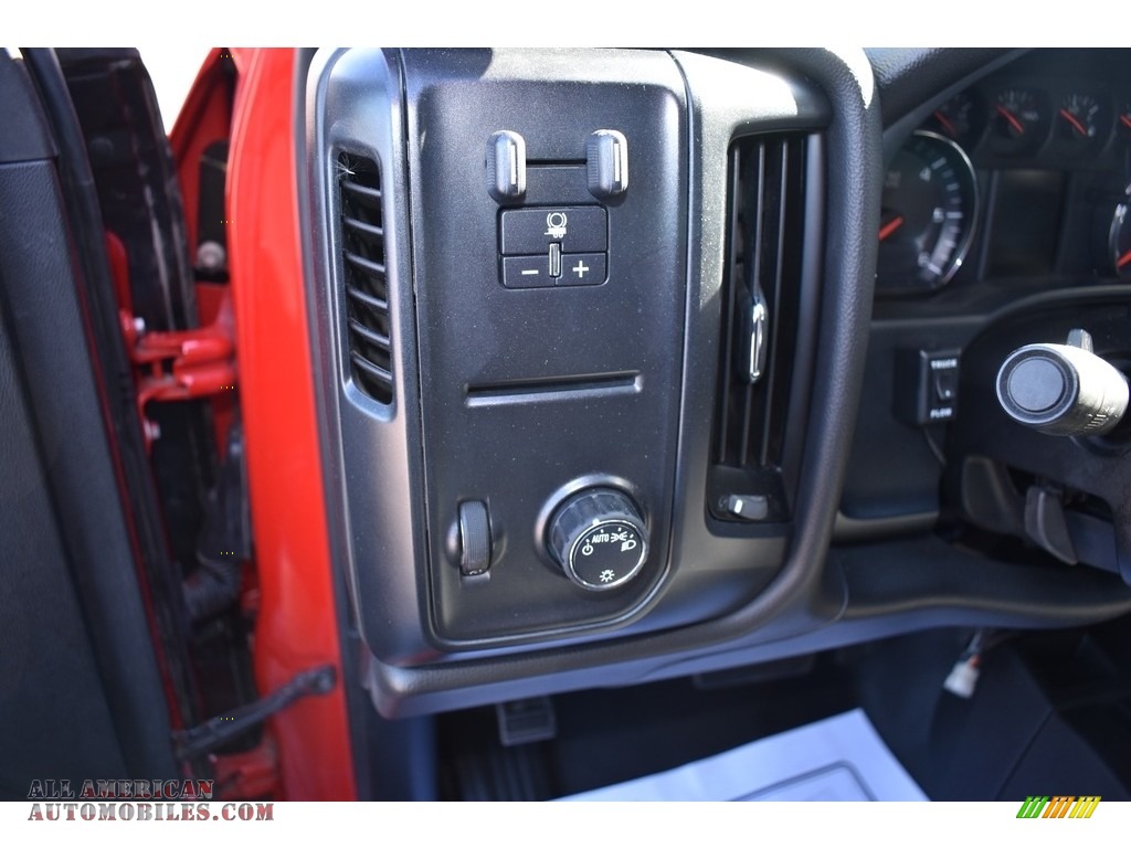 2017 Silverado 3500HD Work Truck Regular Cab 4x4 - Red Hot / Dark Ash/Jet Black photo #9