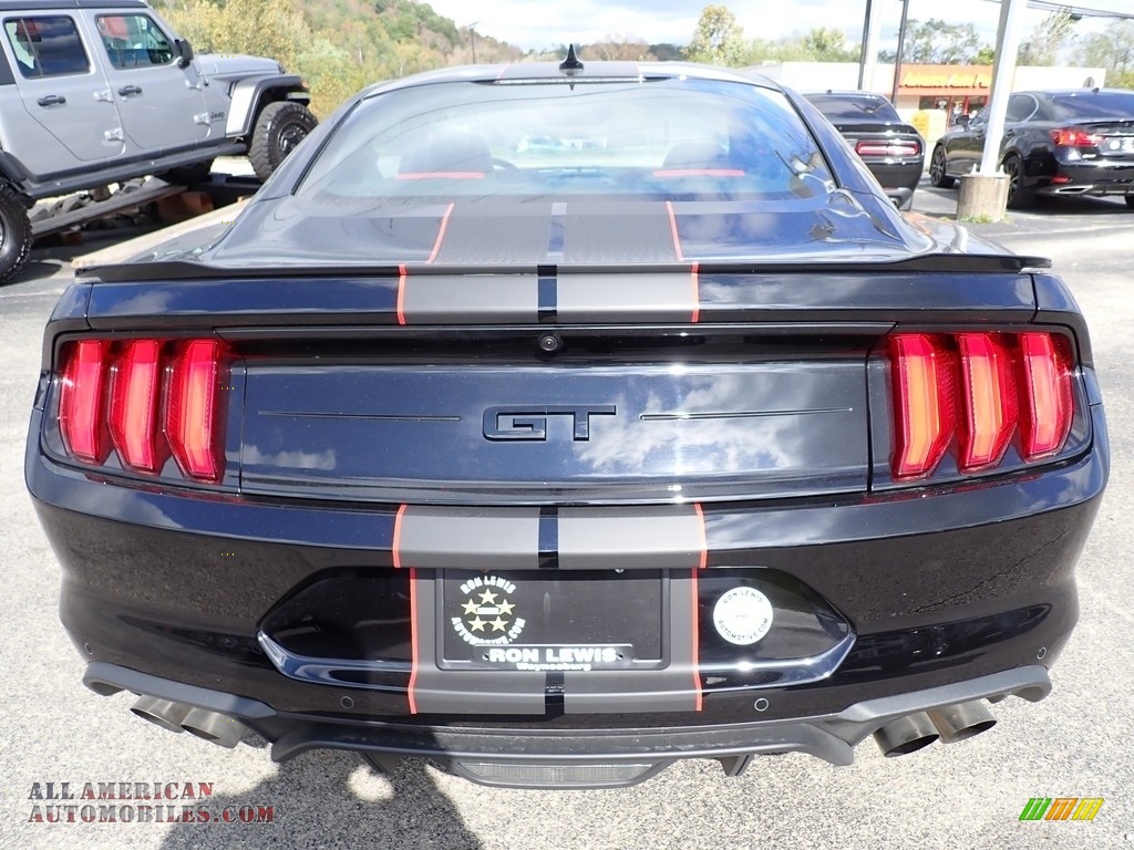 2021 Mustang GT Premium Fastback - Shadow Black / Showstopper Red photo #4
