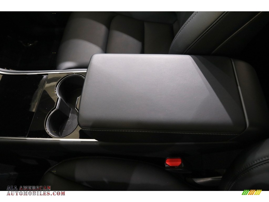 2021 Model Y Long Range AWD - Pearl White Multi-Coat / Black photo #22