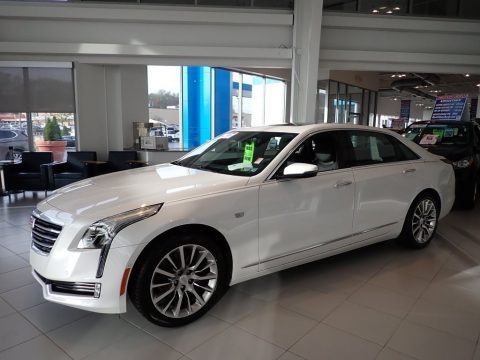 Crystal White Tricoat 2018 Cadillac CT6 3.6 Luxury AWD Sedan