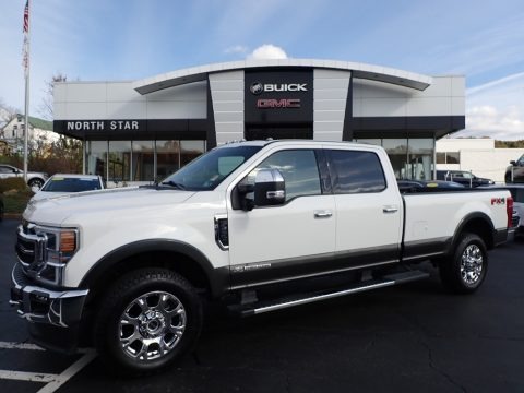 Star White 2020 Ford F350 Super Duty Lariat Crew Cab 4x4