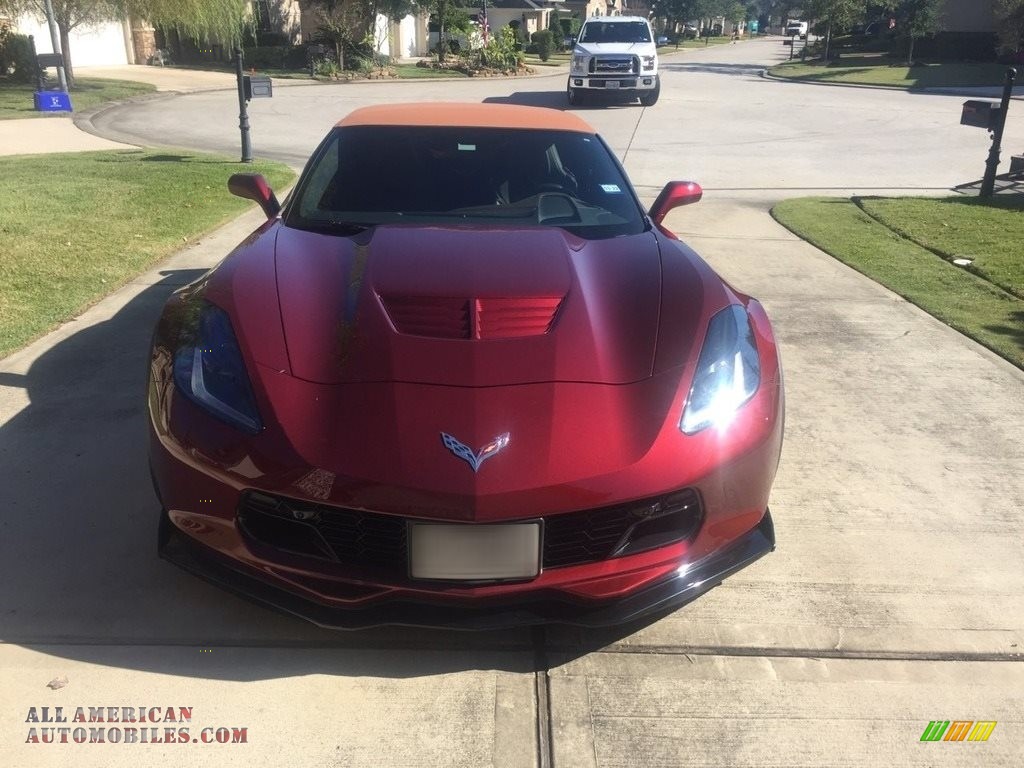 2016 Corvette Z06 Convertible - Long Beach Red Metallic Tintcoat / Brownstone photo #9