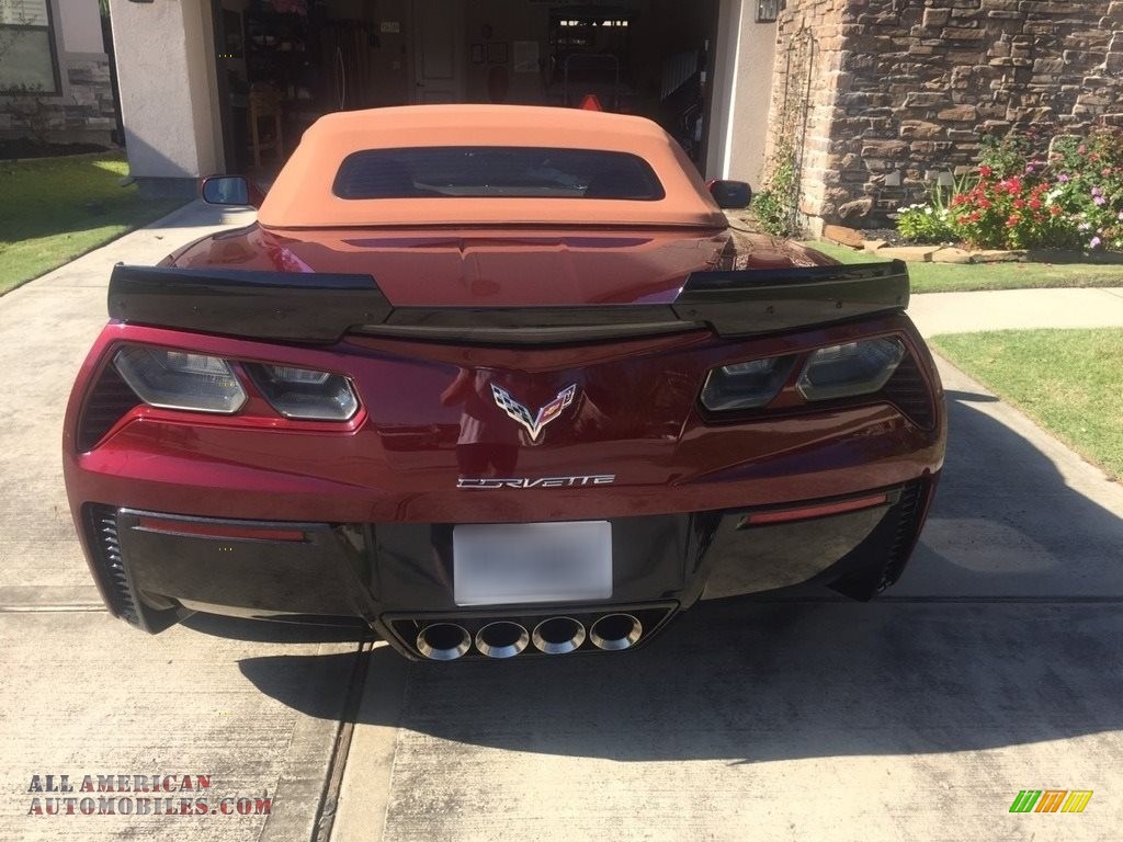 2016 Corvette Z06 Convertible - Long Beach Red Metallic Tintcoat / Brownstone photo #10