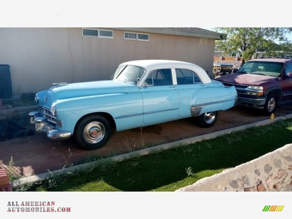 1948 Series 62 Sedan - 1955 Cadillac Blue / Blue/White photo #1
