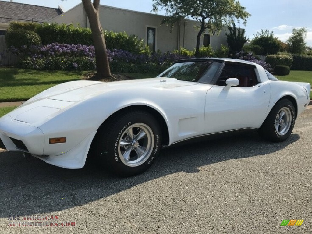 1979 Corvette Coupe - Classic White / Red photo #7