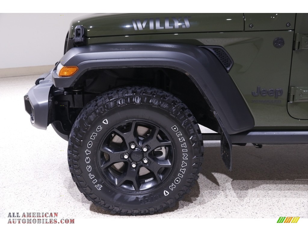 2021 Wrangler Unlimited Willys 4x4 - Sarge Green / Heritage Tan/Black photo #21