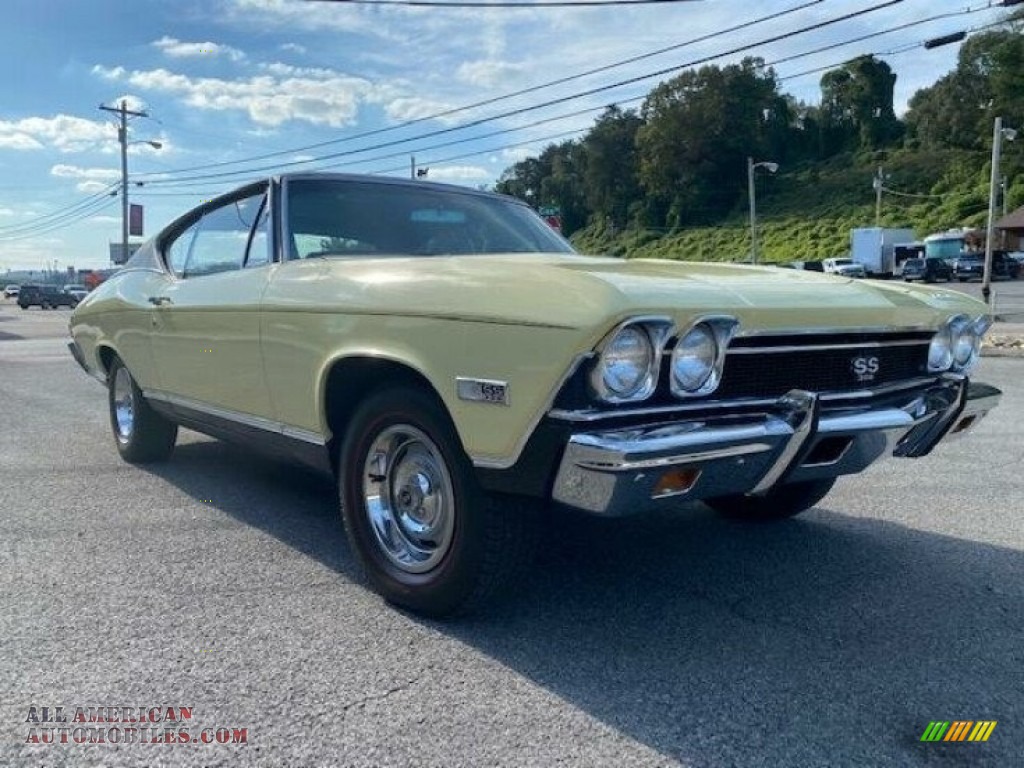 1968 Chevelle SS 396 Sport Coupe - Yellow / Black photo #1