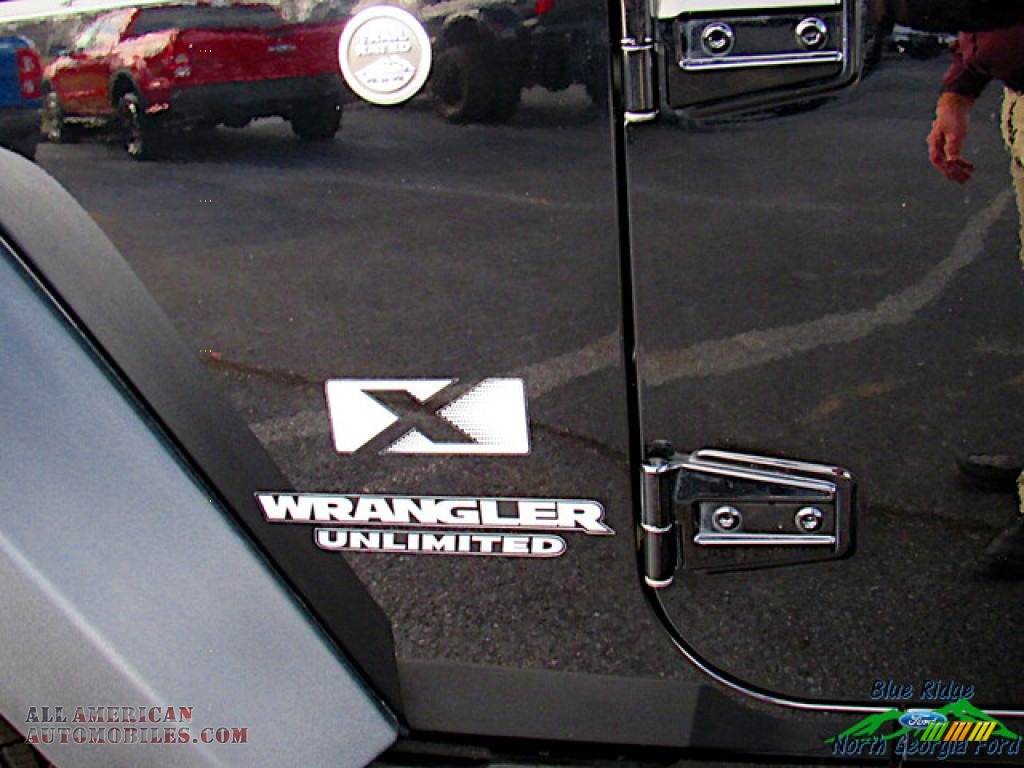2009 Wrangler Unlimited X 4x4 - Black / Dark Slate Gray/Medium Slate Gray photo #24