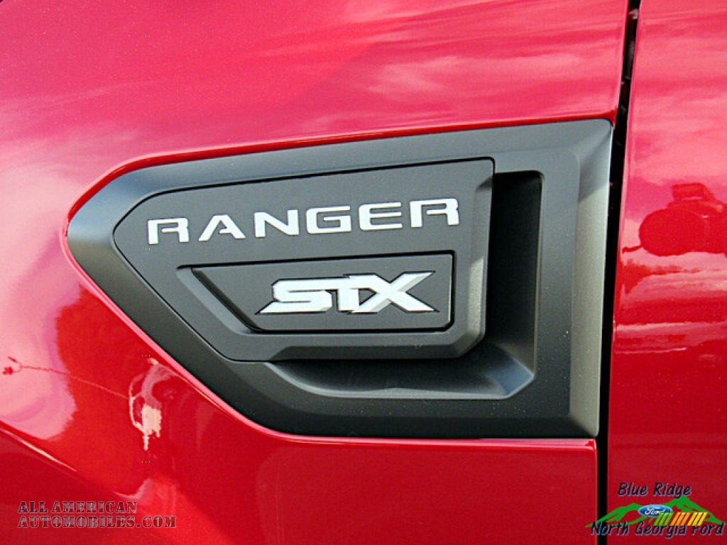 2021 Ranger STX SuperCrew 4x4 - Rapid Red Metallic / Ebony photo #28