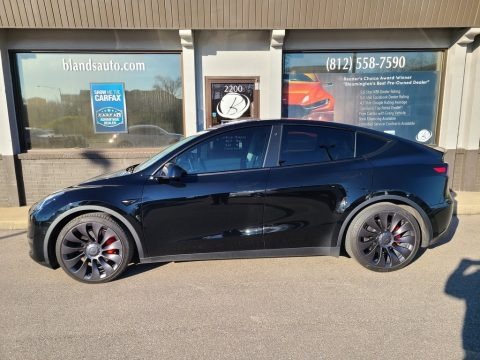 Solid Black 2020 Tesla Model Y Performance